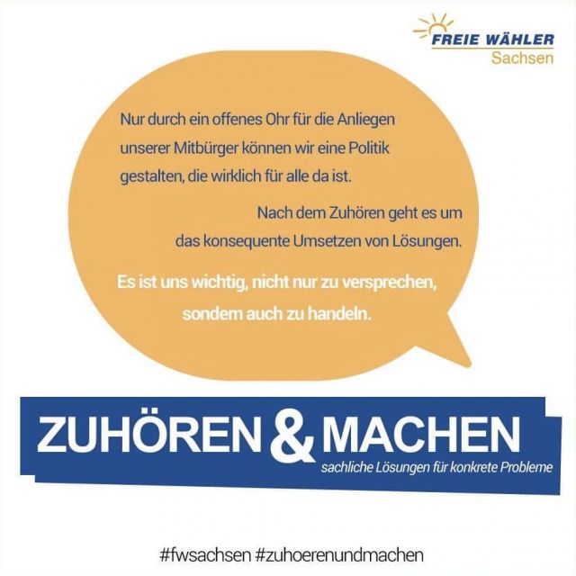 Zuhören und machen